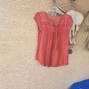 short sleeve mesh top